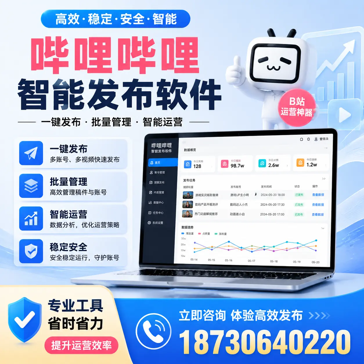 解密哔哩哔哩智能发布软件:功能与优势分析在 廊坊